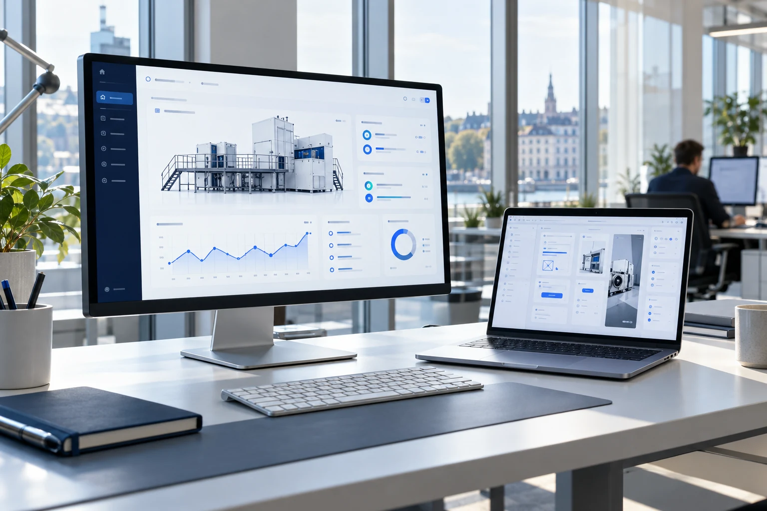 Illustration of custom software development